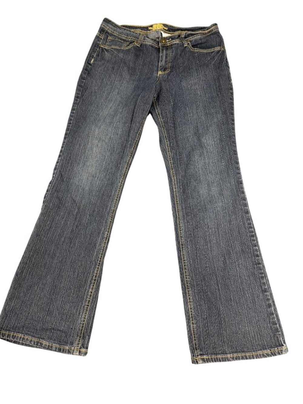 Revolt Women’s Dark Wash Flare Leg Denim Jeans 14